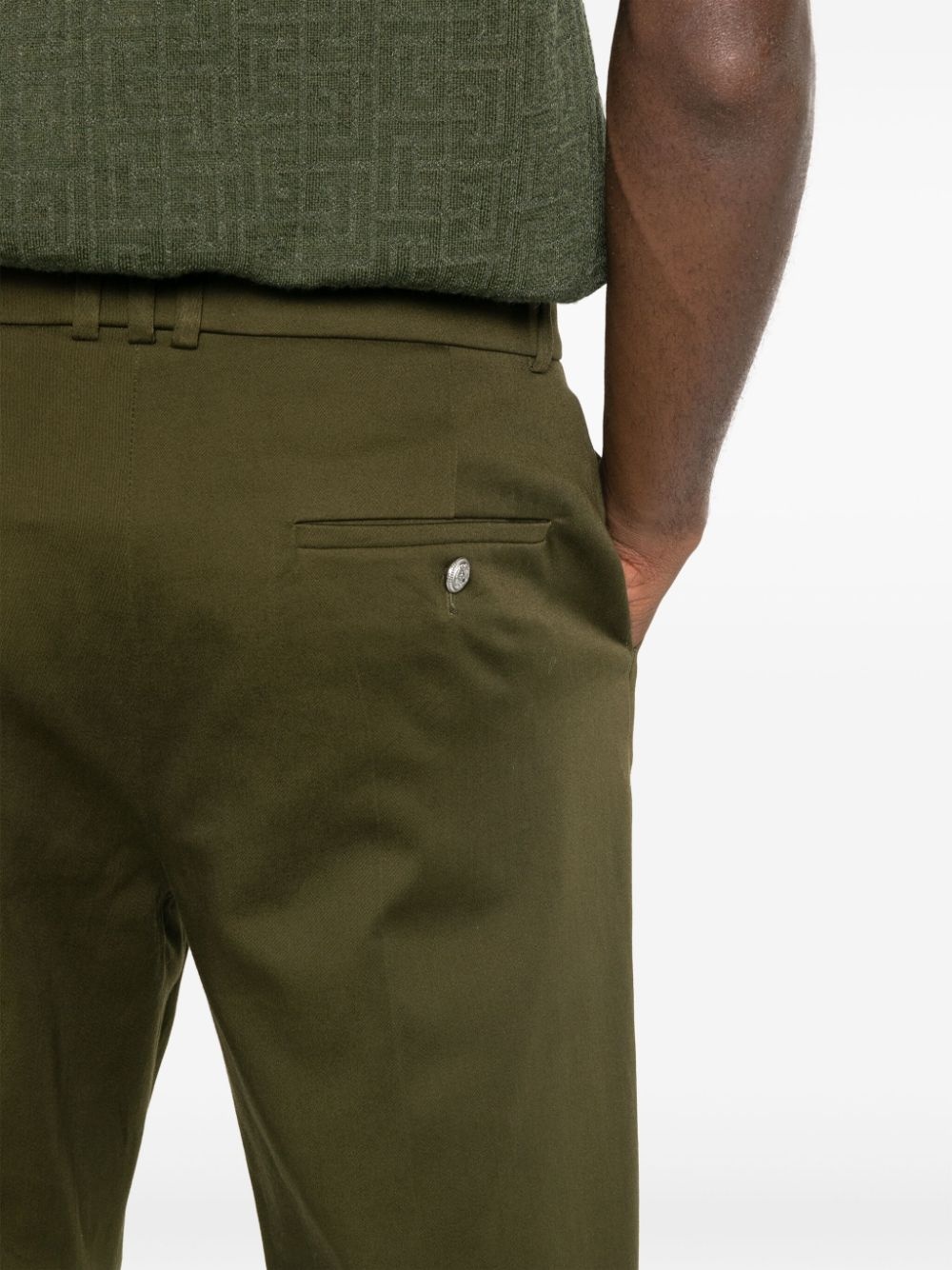 cotton tapered trousers - 5