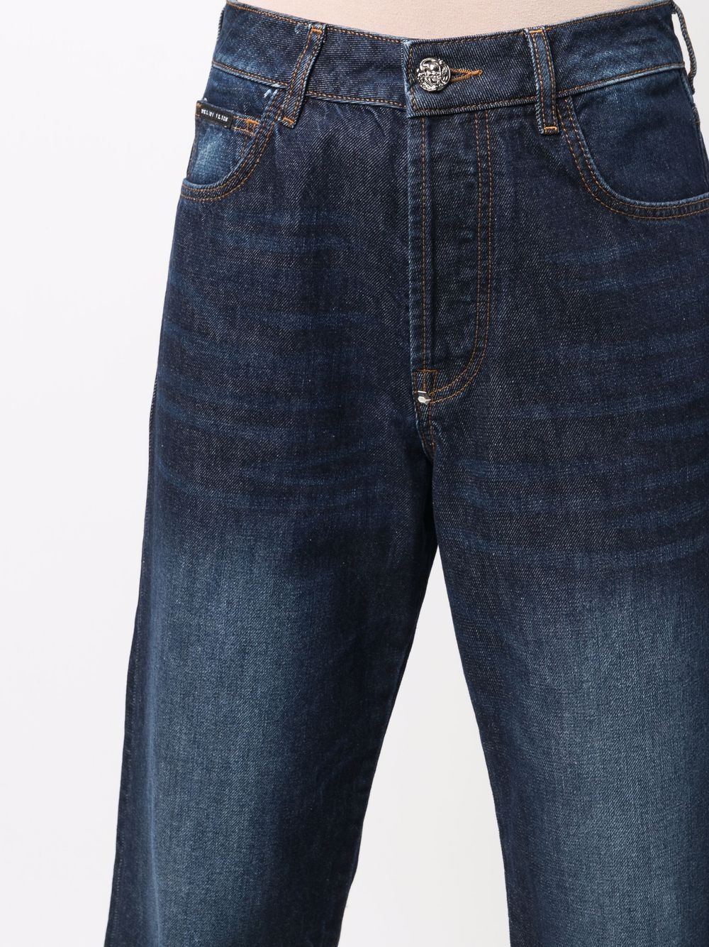 Iconic Plein wide-leg jeans - 5