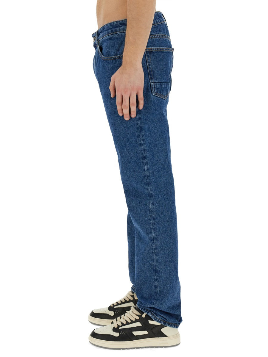 Palm Angels Men Straight Leg Jeans - 4