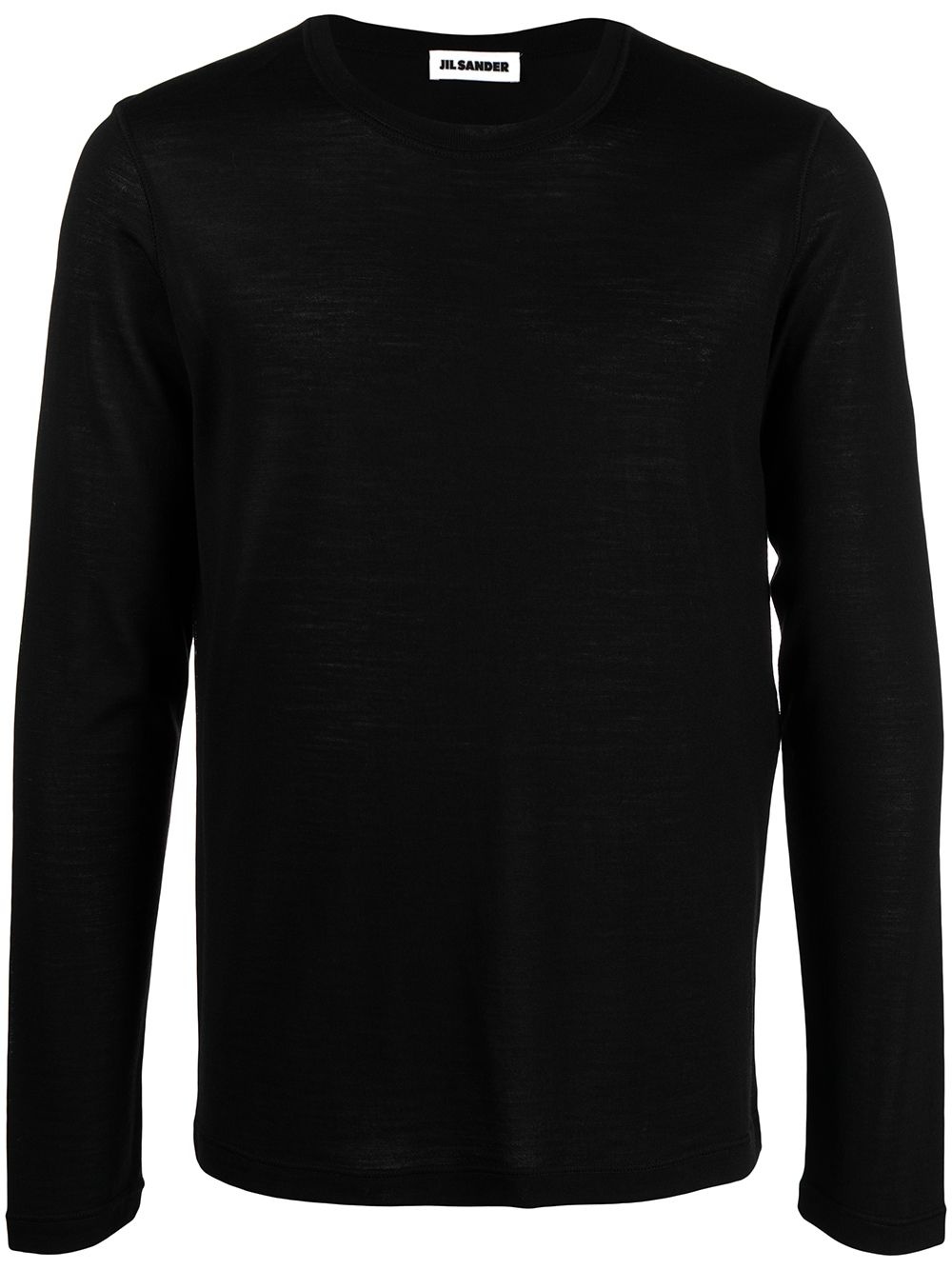 crew neck long-sleeve jumper - 1