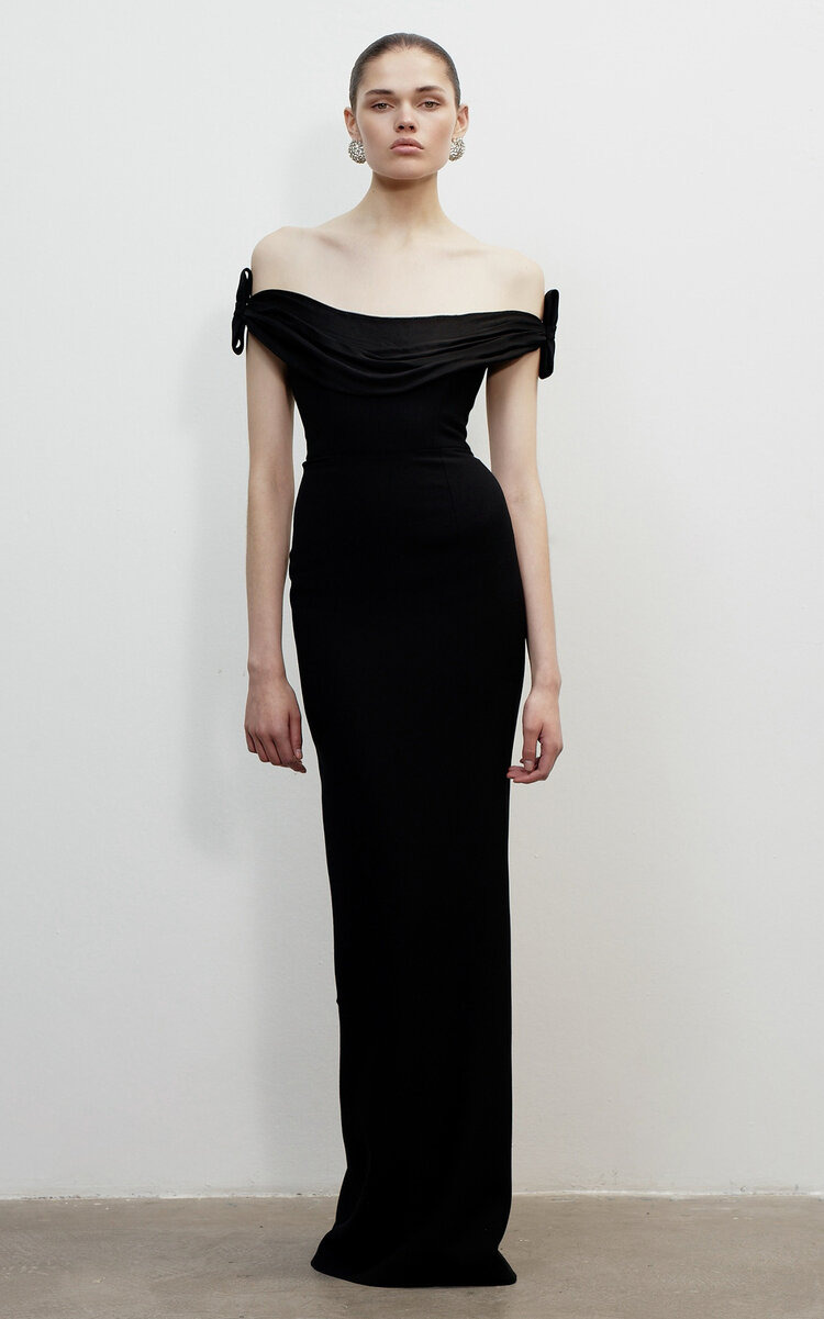 Livia Off-The-Shoulder Gown black - 2