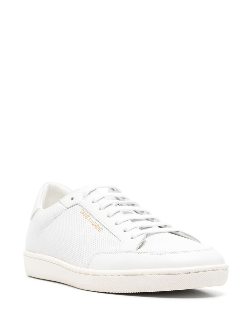SAINT LAURENT Court Classic SL/10 perforated sneakers outlook