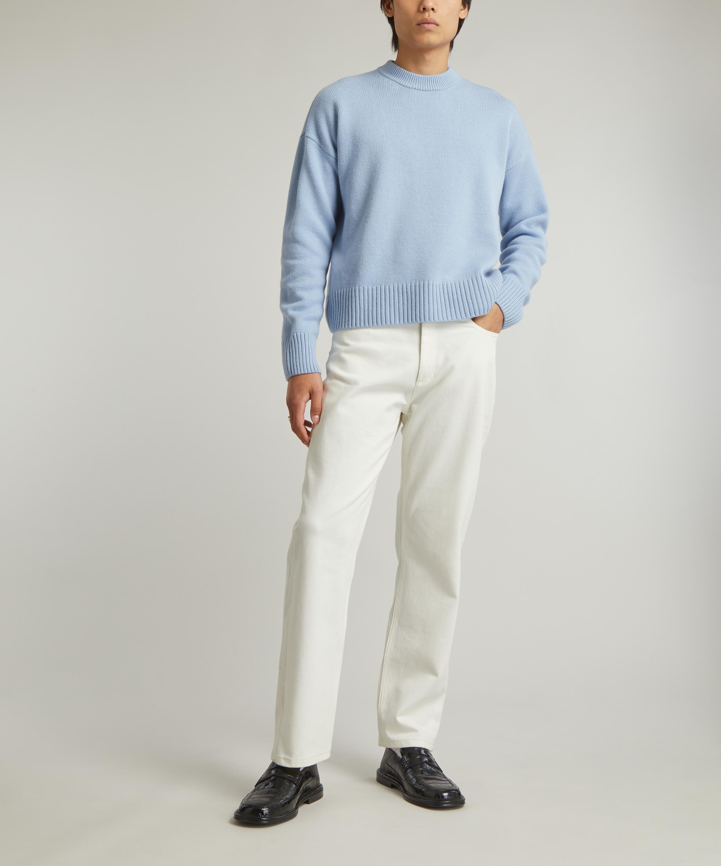 Cropped Wool and Cashmere Jumper - 2