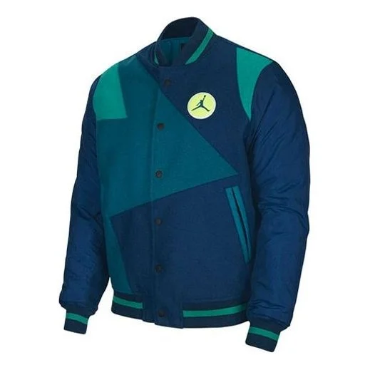 Air Jordan MENS DNA Casual Baseball Jacket Blue CK9351-432 - 1