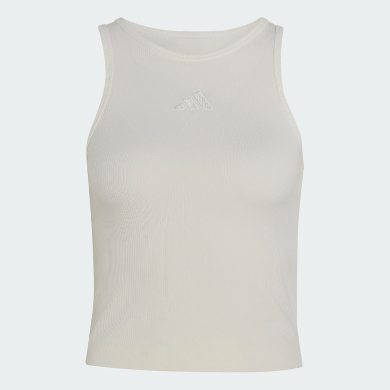 ADIDAS KIT SMALL LOGO RIB TANK Top 1