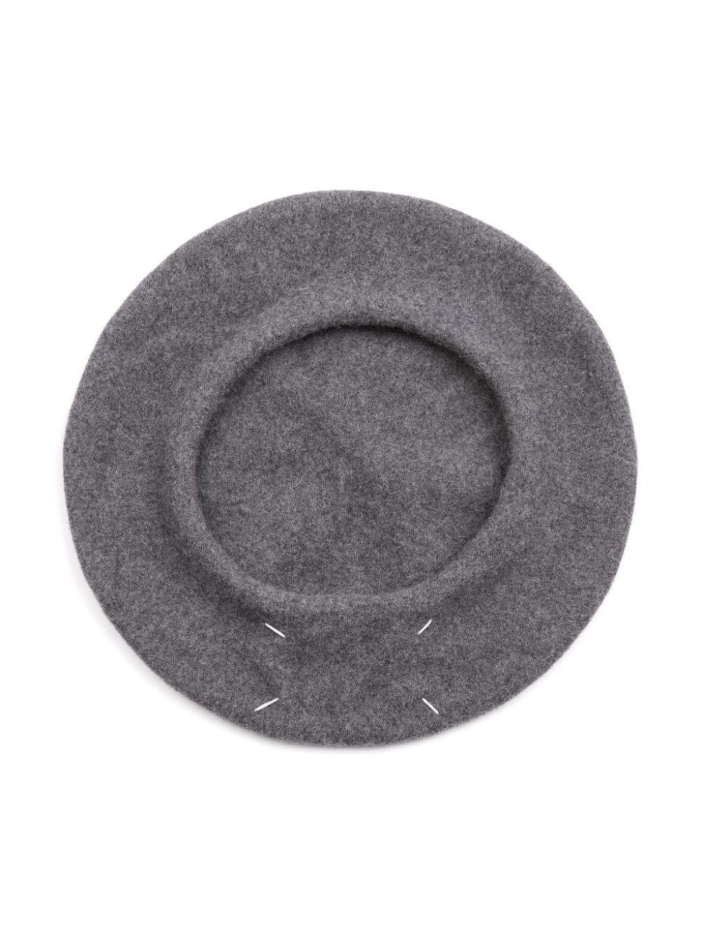 four stitch-logo virgin wool beret - 2
