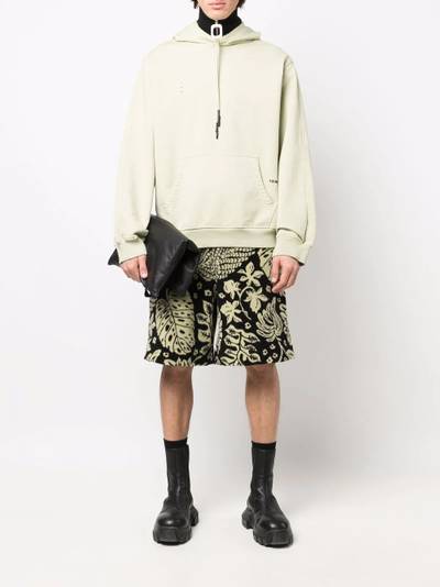 Jil Sander all-over floral-print shorts outlook