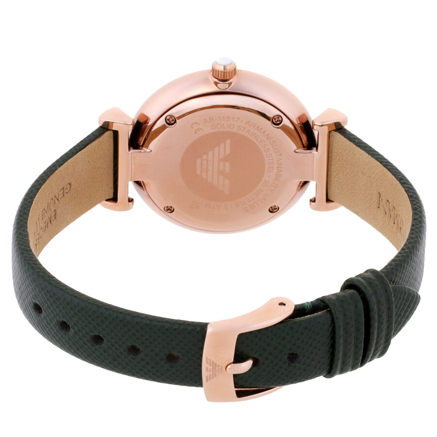 Emporio Armani Gianni T-Bar Quartz Silver Dial Ladies Watch AR11517 - 3