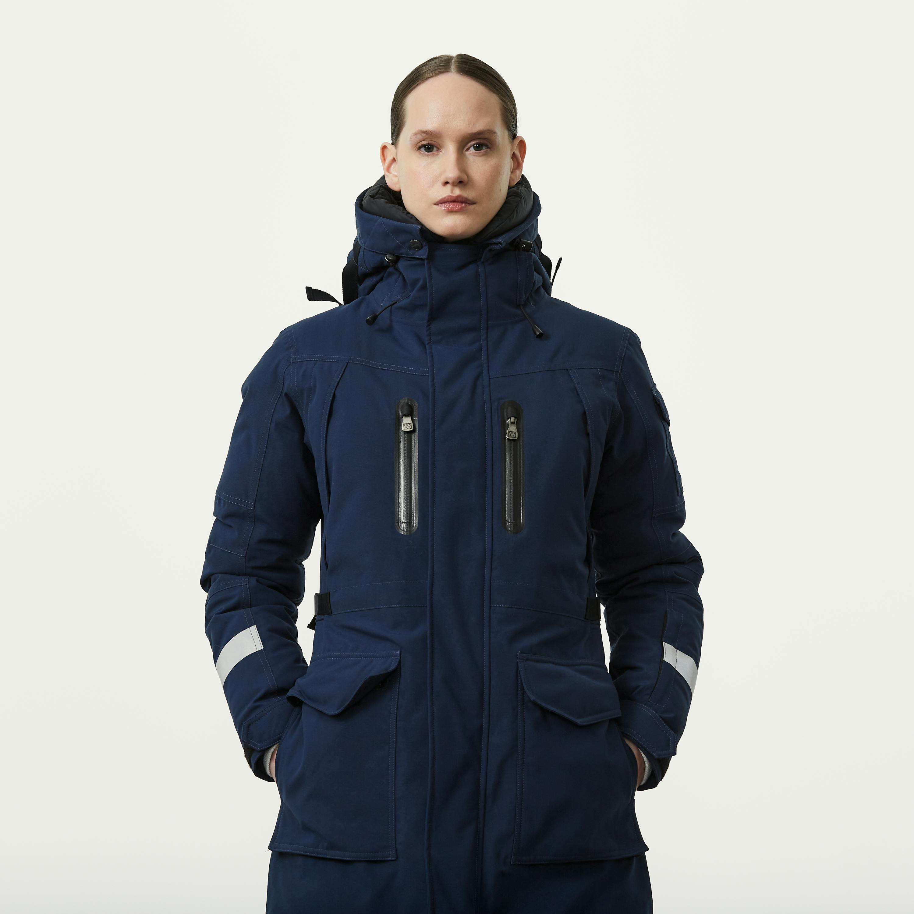 Jökla Arctic professional down parka with hood trim - 3