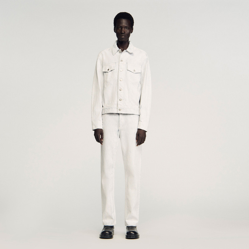 CRACKED COATED DENIM JACKET 3