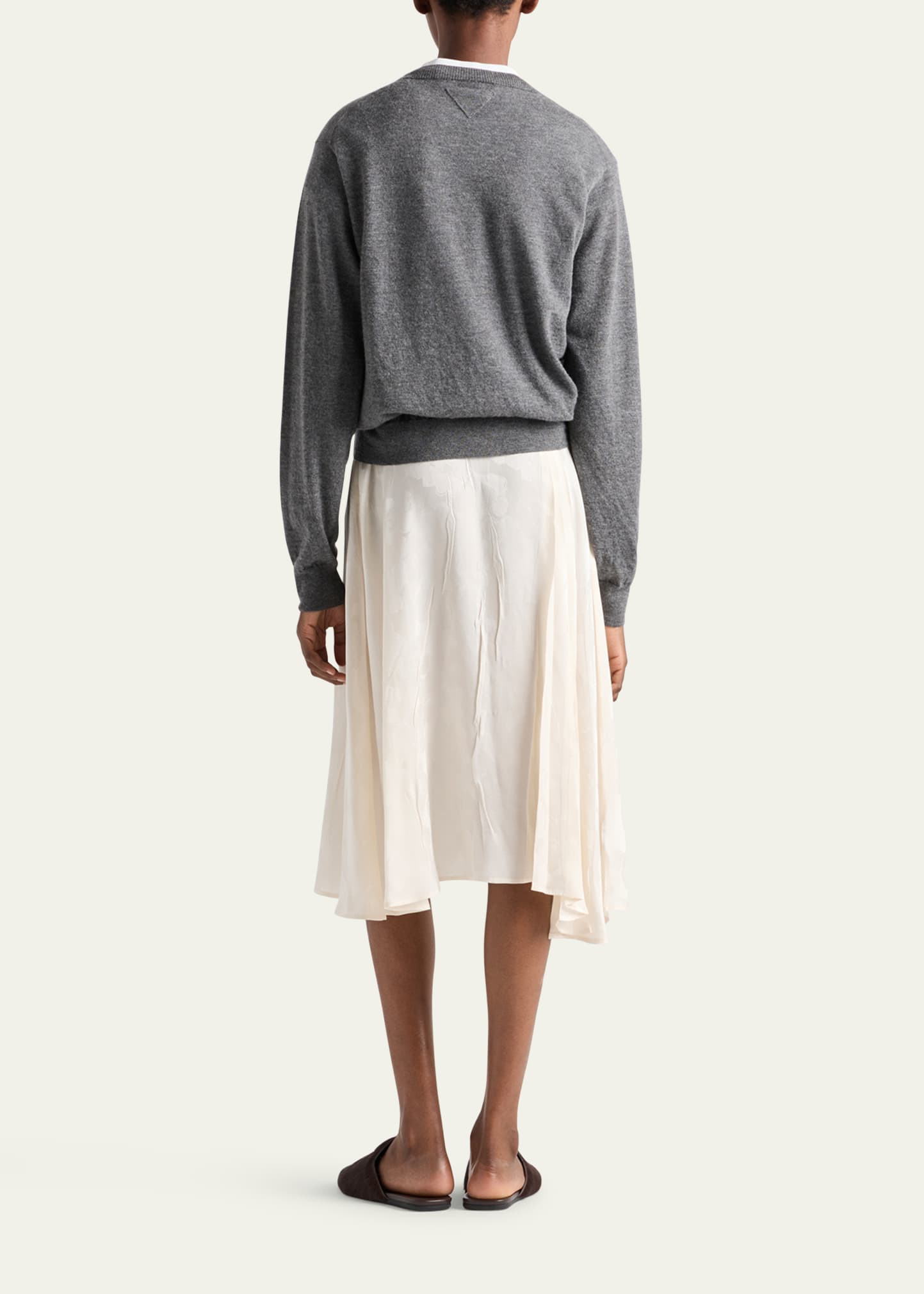 Superfine Cashmere Knit Crewneck Sweater - 3