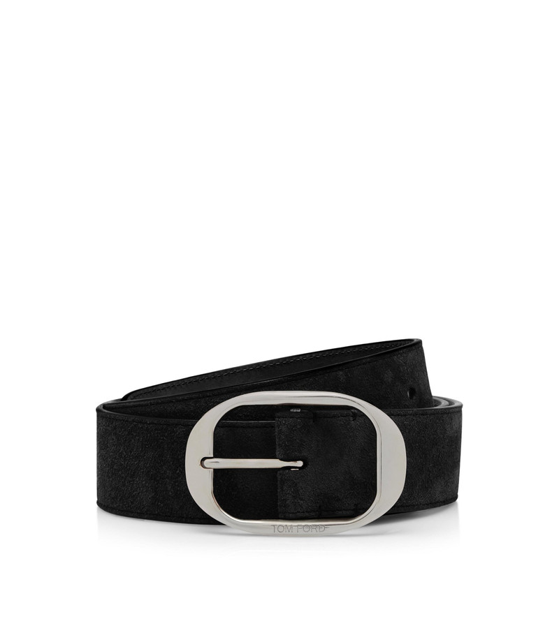 SUEDE OVAL BELT 1