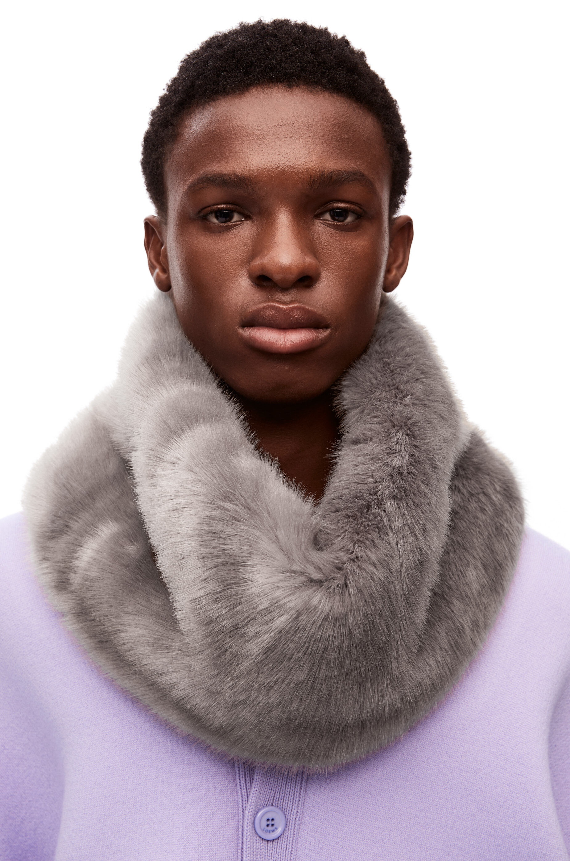 Collar in fake fur - 2