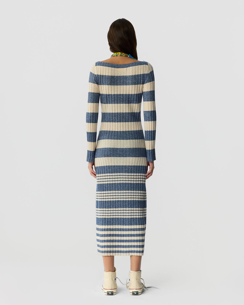Striped Rib Dress 3