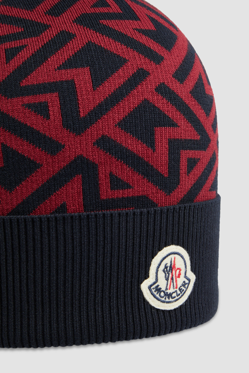 Monogram Jacquard Cotton Beanie 3