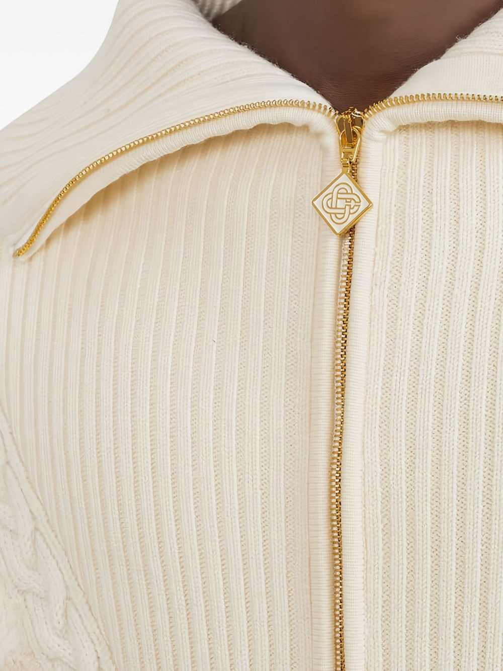 cable-knit cardigan - 4