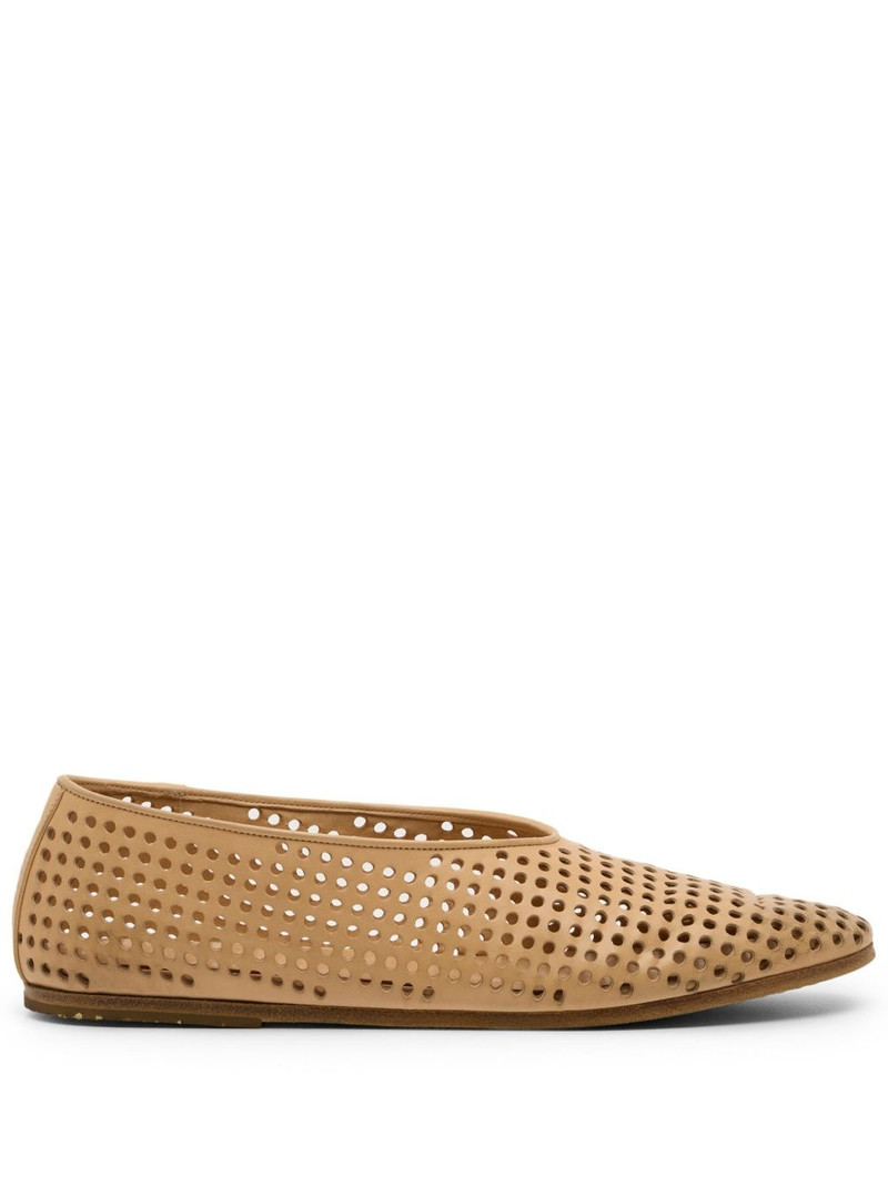 perforated ballerina shoes 1