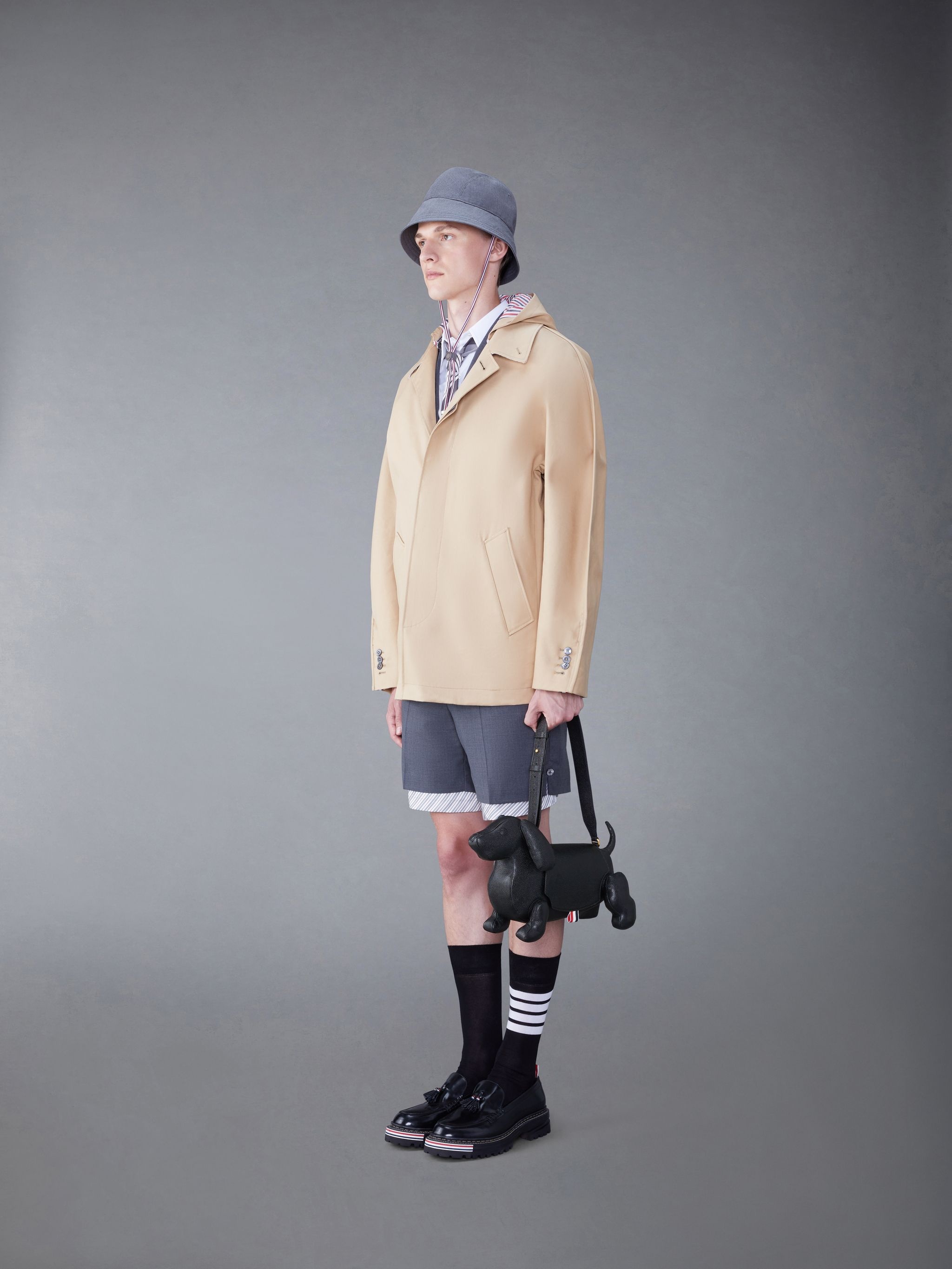 Pebble Grain Hector Baguette Bag - 4