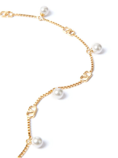 Valentino VLogo Signature pearl necklace outlook