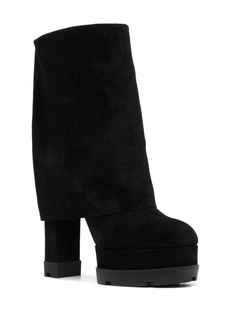 CASADEI knee-length suede boots outlook