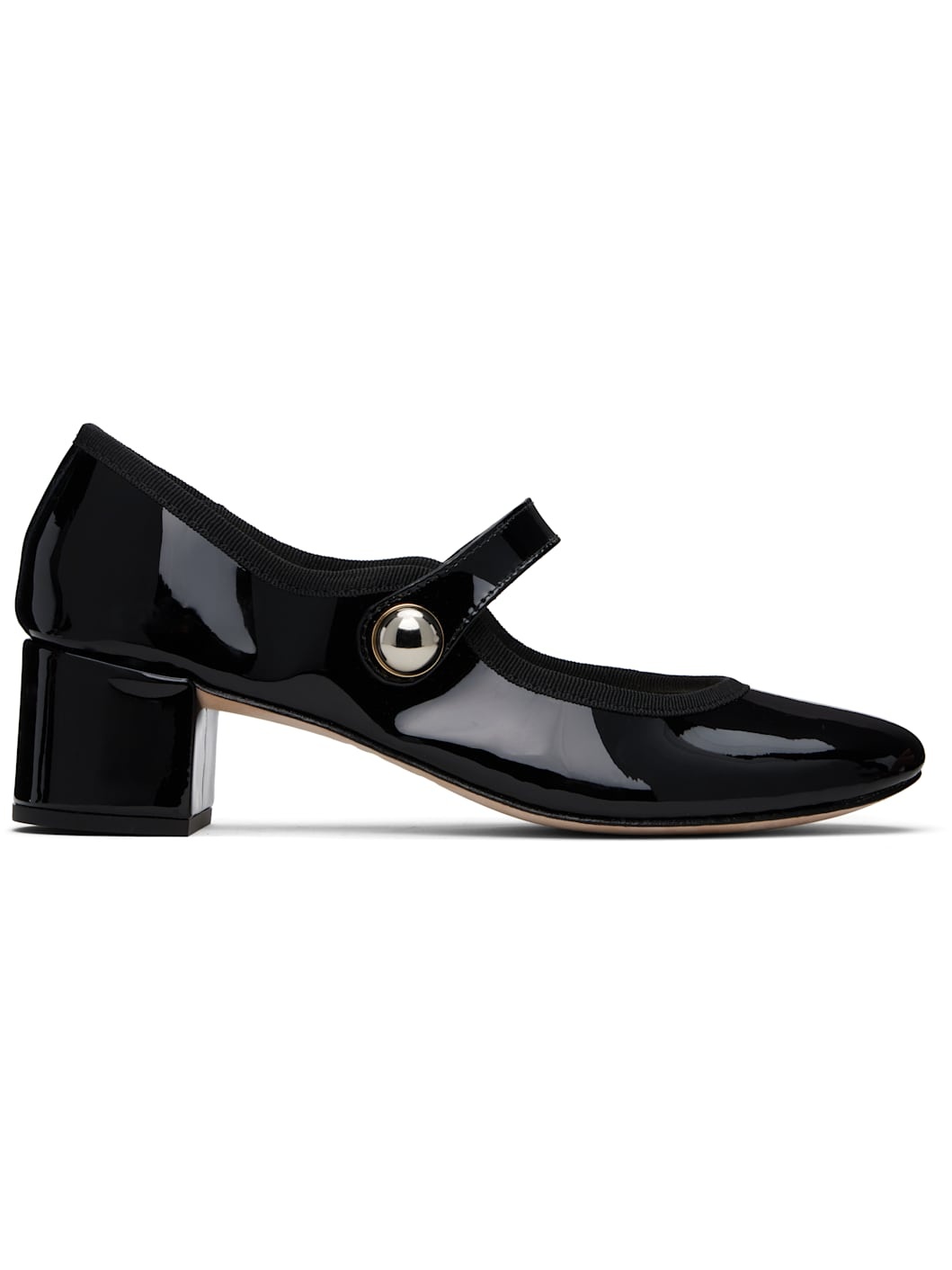 Black Fabienne Mary Jane Heels - 1