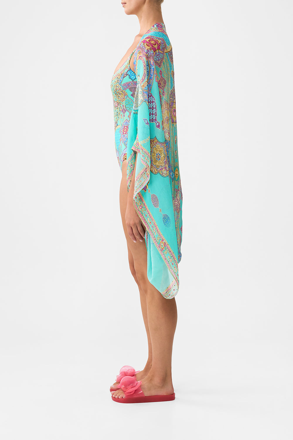 SILK CHIFFON SHRUG THE CONCUBINES CORRIDOR - 4