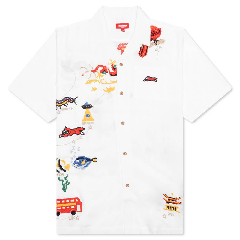 THE TRAVELER S/S WOVEN - WHITE 1