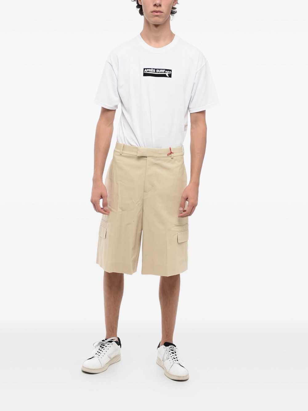 tailored cotton shorts - 2