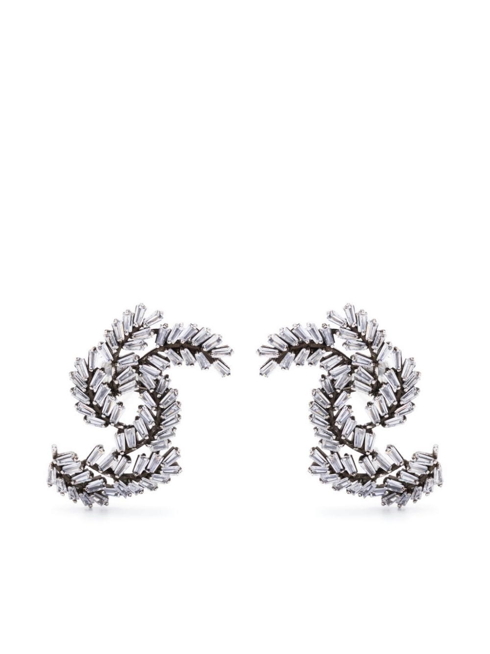 Celenia crystal-embellished earrings - 1