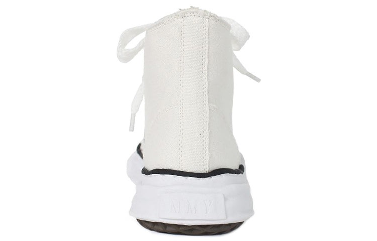 Maison MIHARA YASUHIRO PETERSON OG Sole Canvas High-top Sneaker 'White' A01FW701-WHT - 5