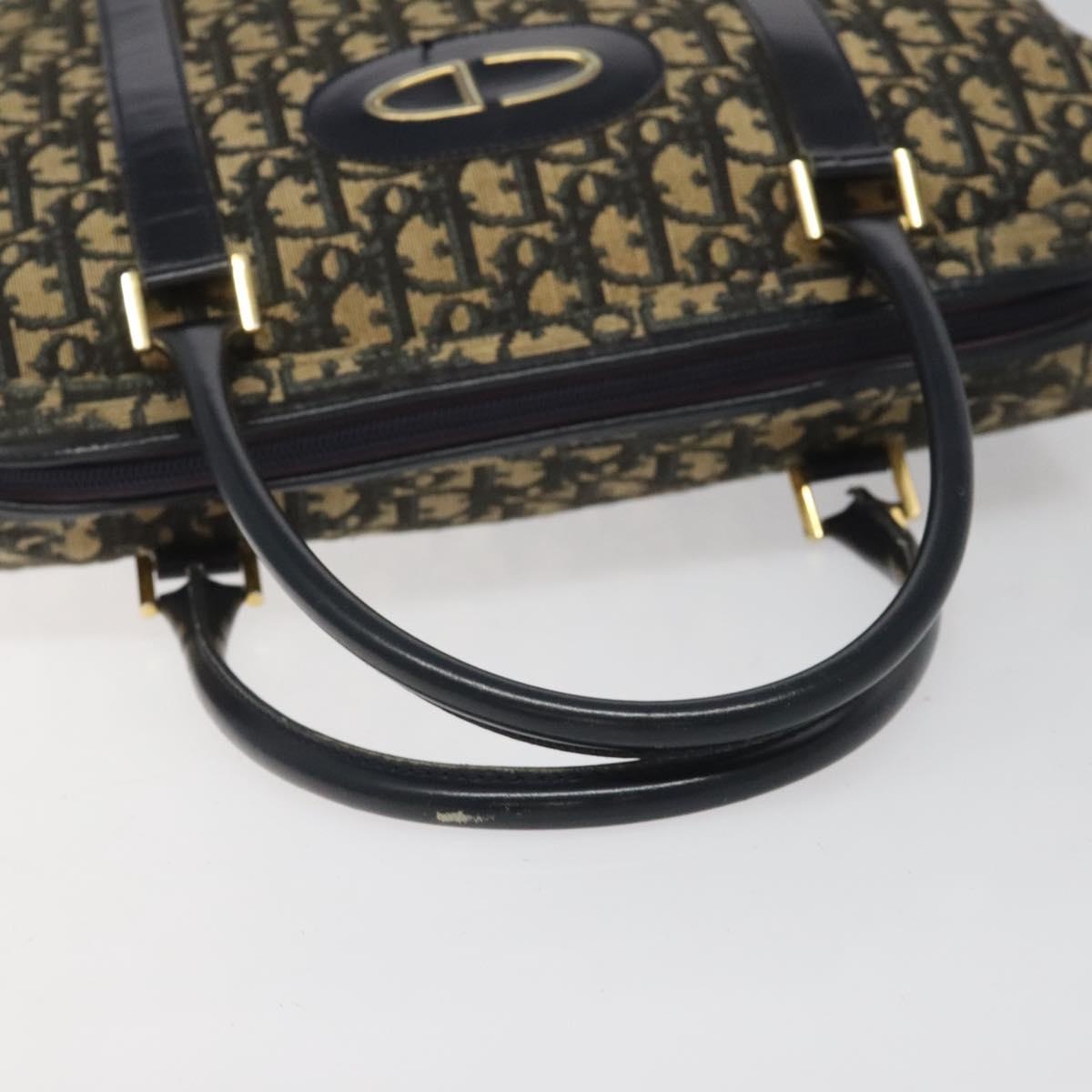 DIOR Trotter Canvas Hand Bag Navy - 7