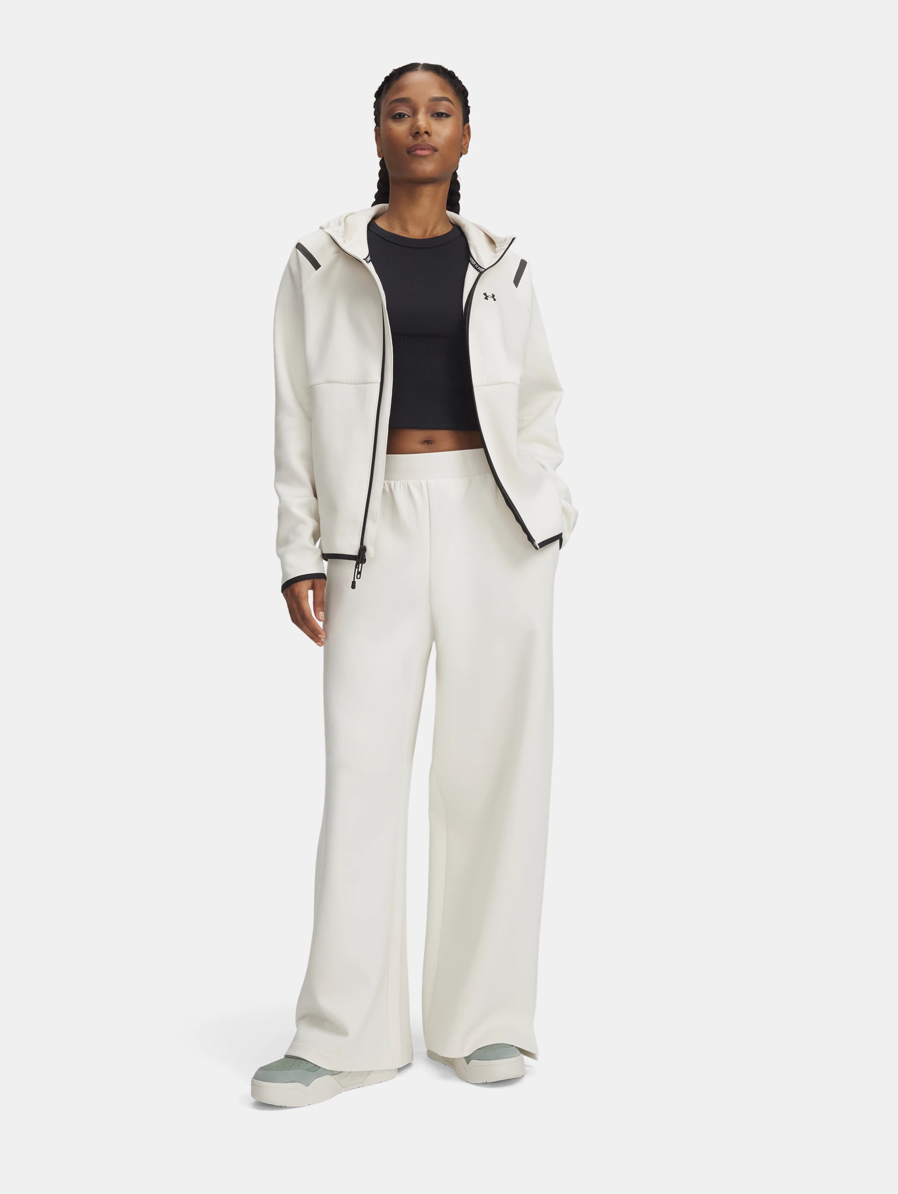 Women's UA Unstoppable Fleece Wide Leg Pants - 3