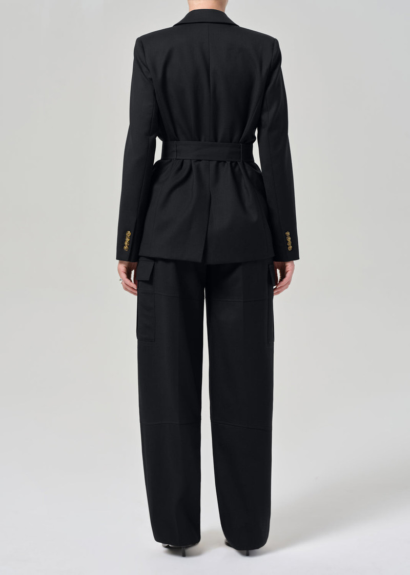 Tailored Cargo Pant In Black 3