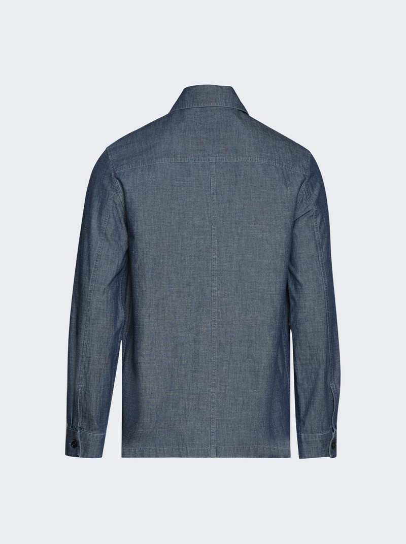 Jil Sander Long Sleeve Shirt Indigo outlook
