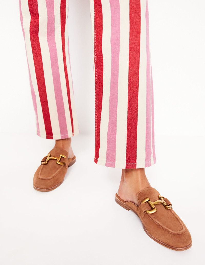 BODEN Iris Snaffle Mule Loafers-Tan outlook