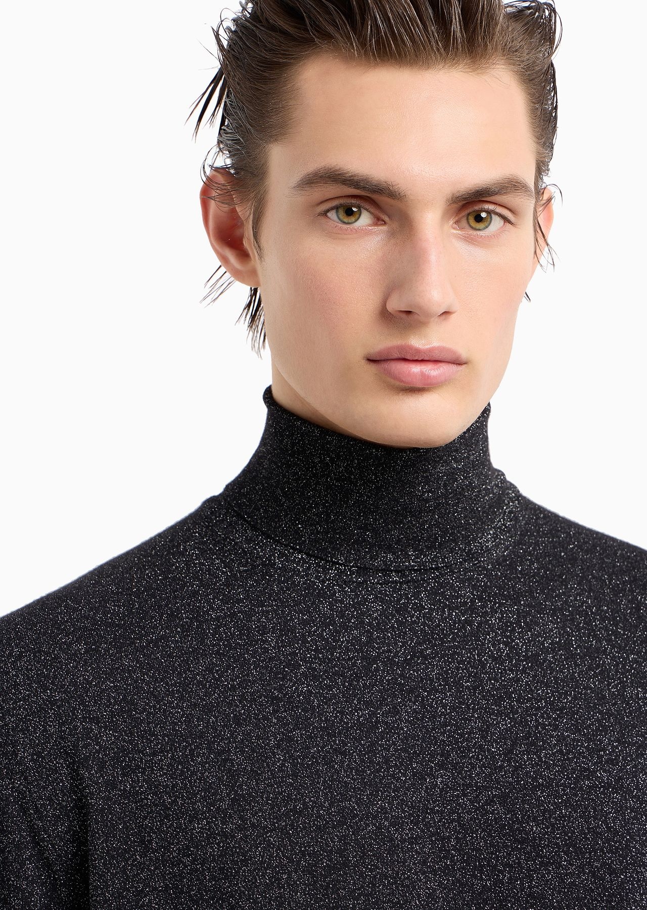 Giorgio’s rollneck jumper in cashmere, silk and lurex - 5