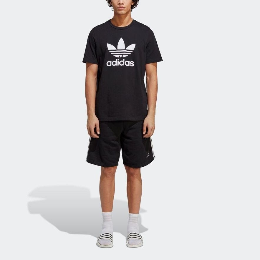 adidas originals Adicolor Classics 3-Stripes Sweat Shorts 'Black' IA6351 - 2
