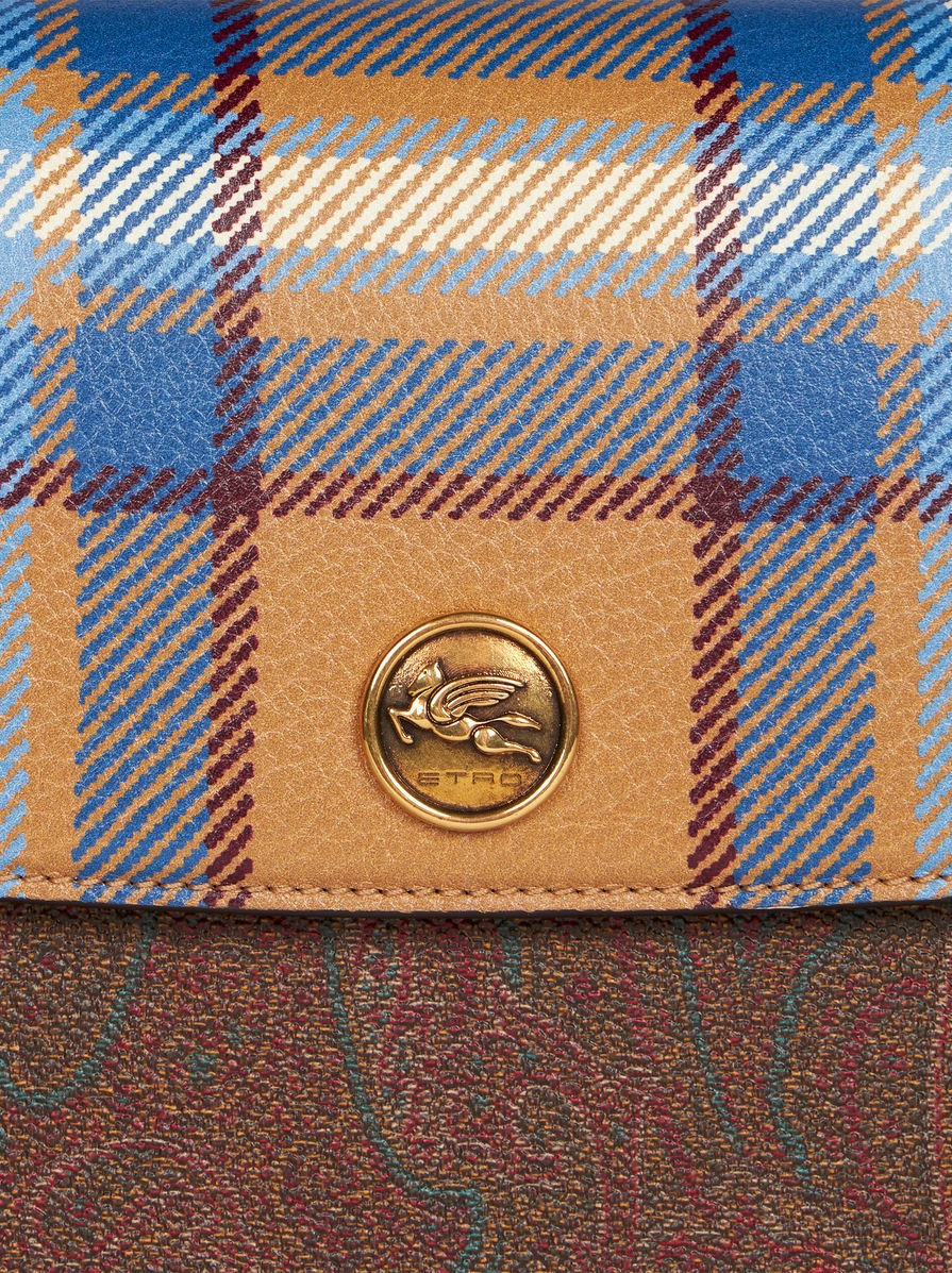 SMALL ETRO ESSENTIAL BAG WITH TARTAN PRINT - 6