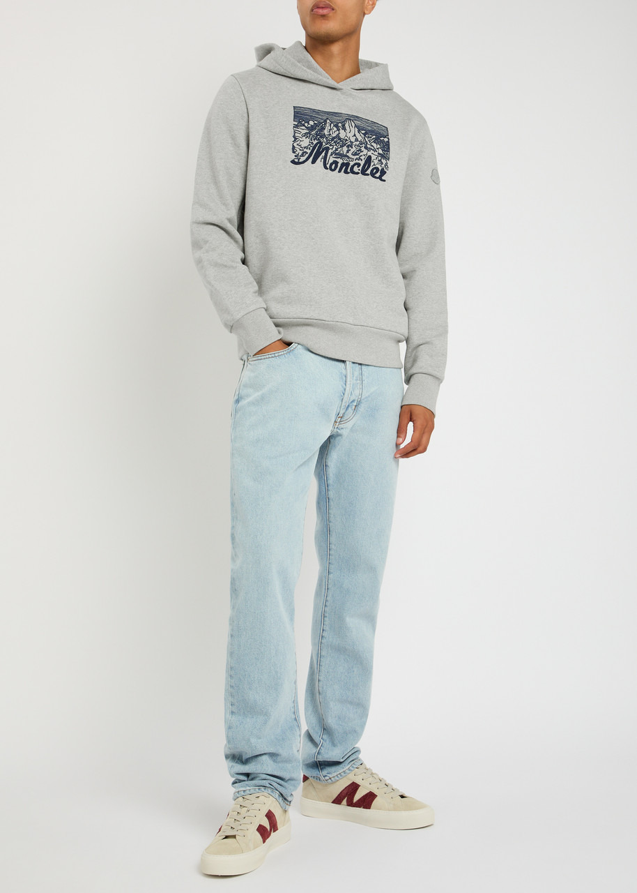 Moncler Embroidered Hooded Cotton Sweatshirt - 4