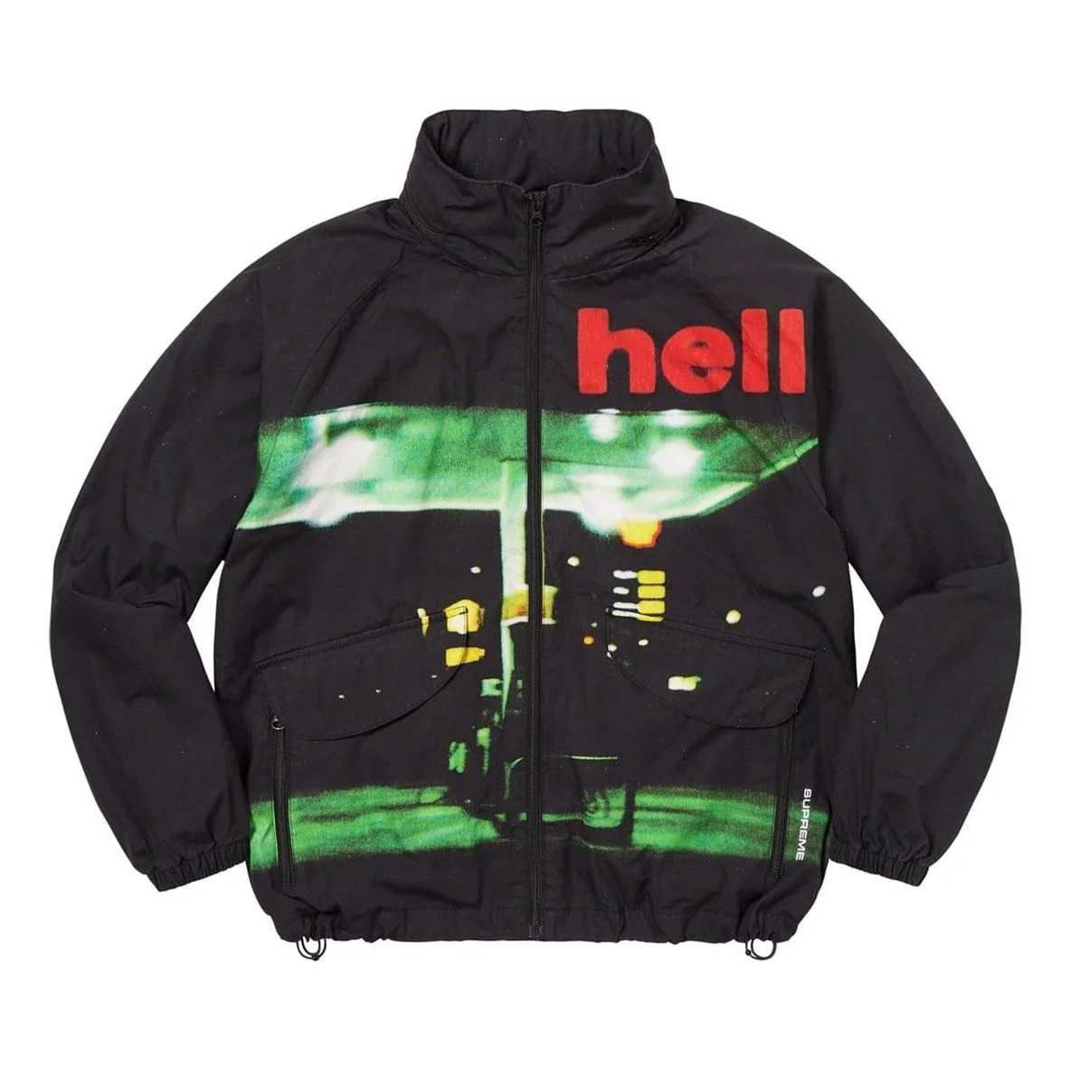 Supreme FW23 Week12 FW23 고밀도 면 재킷 '블랙' SUP-FW23-191 - 1