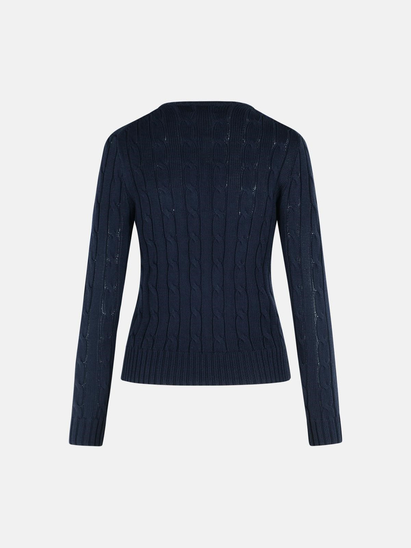 Polo Ralph Lauren 'JULIANNA' NAVY COTTON SWEATER outlook
