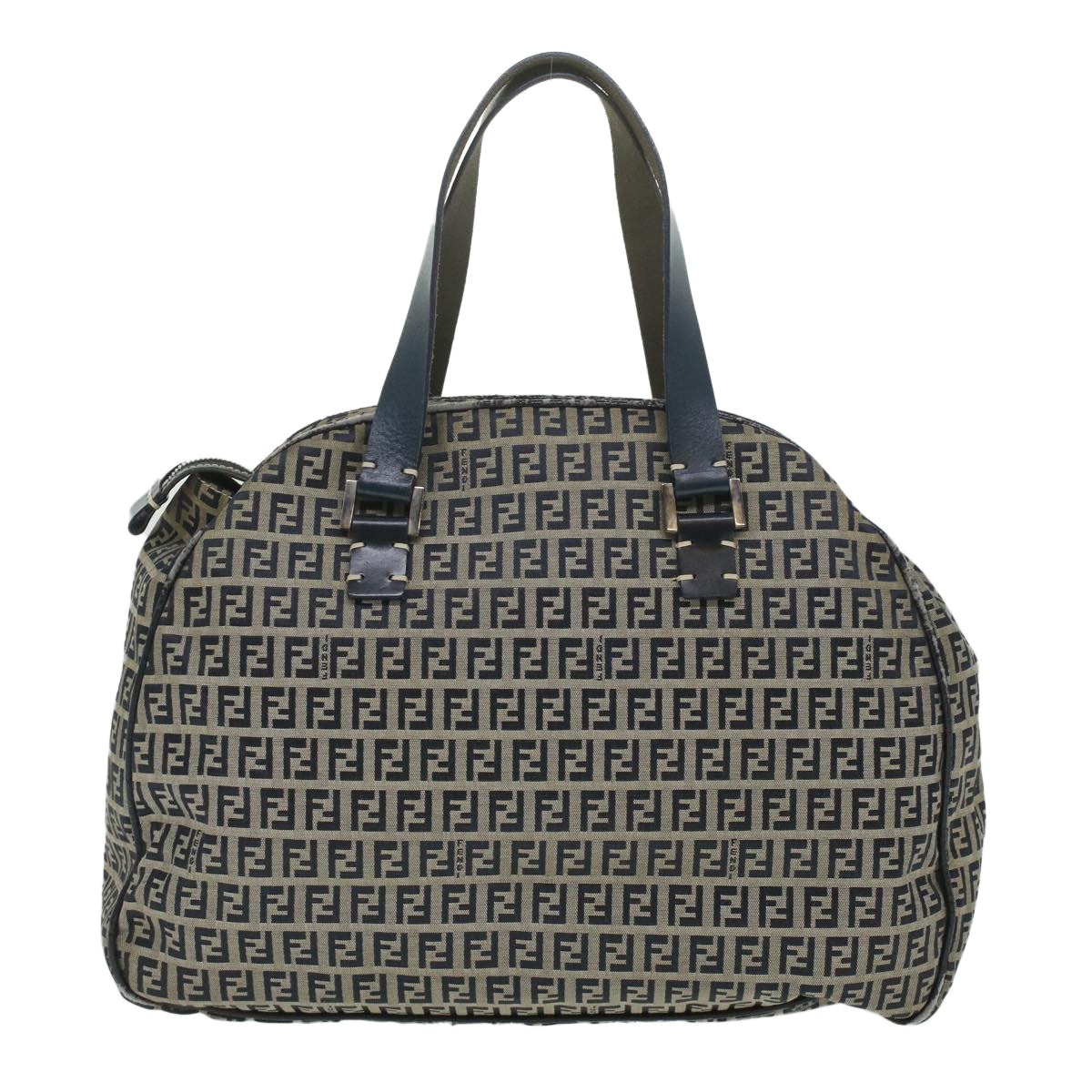FENDI Zucchino Canvas Hand Bag Navy 71-16533-0-012 - 2