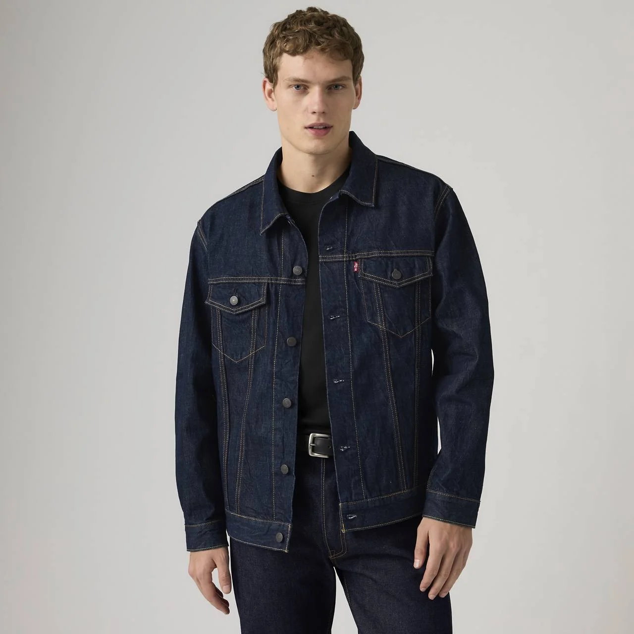 RELAXED FIT TRUCKER JACKET - 1