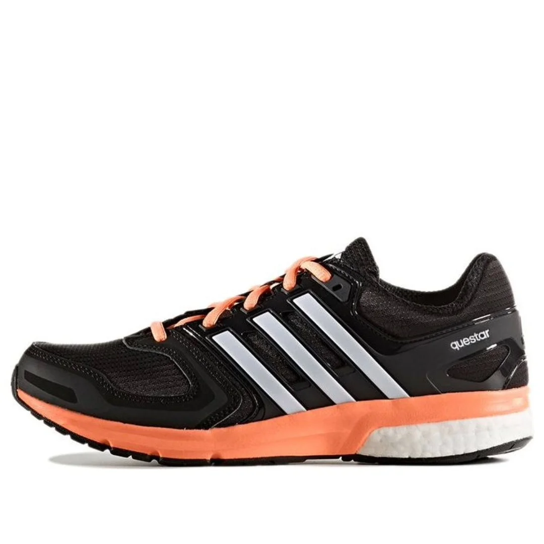 (WMNS) adidas Questar 'Black White Orange' S76733 - 1
