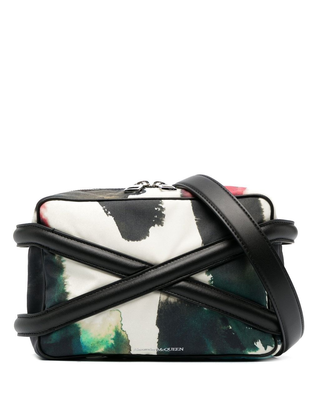 all-over graphic-print shoulder bag - 1