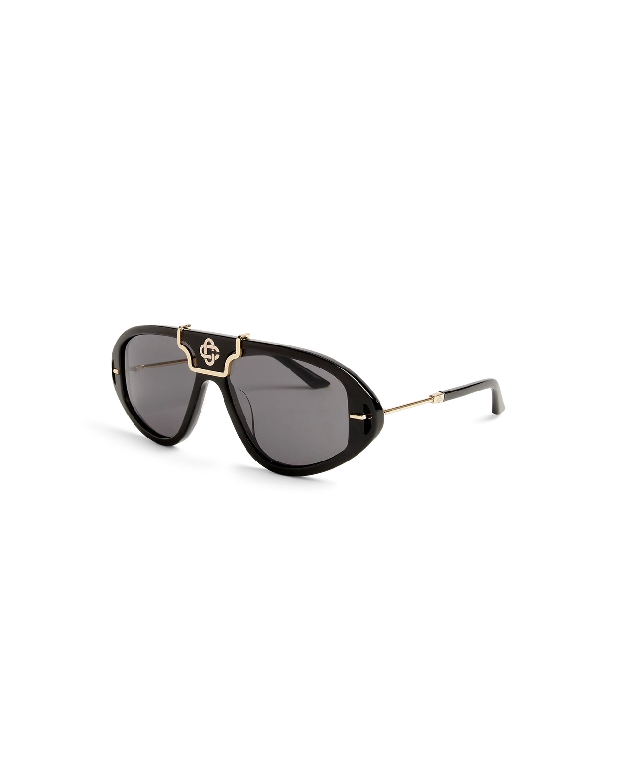 Womens Acetate Metal Aviator Sunglasses - 1