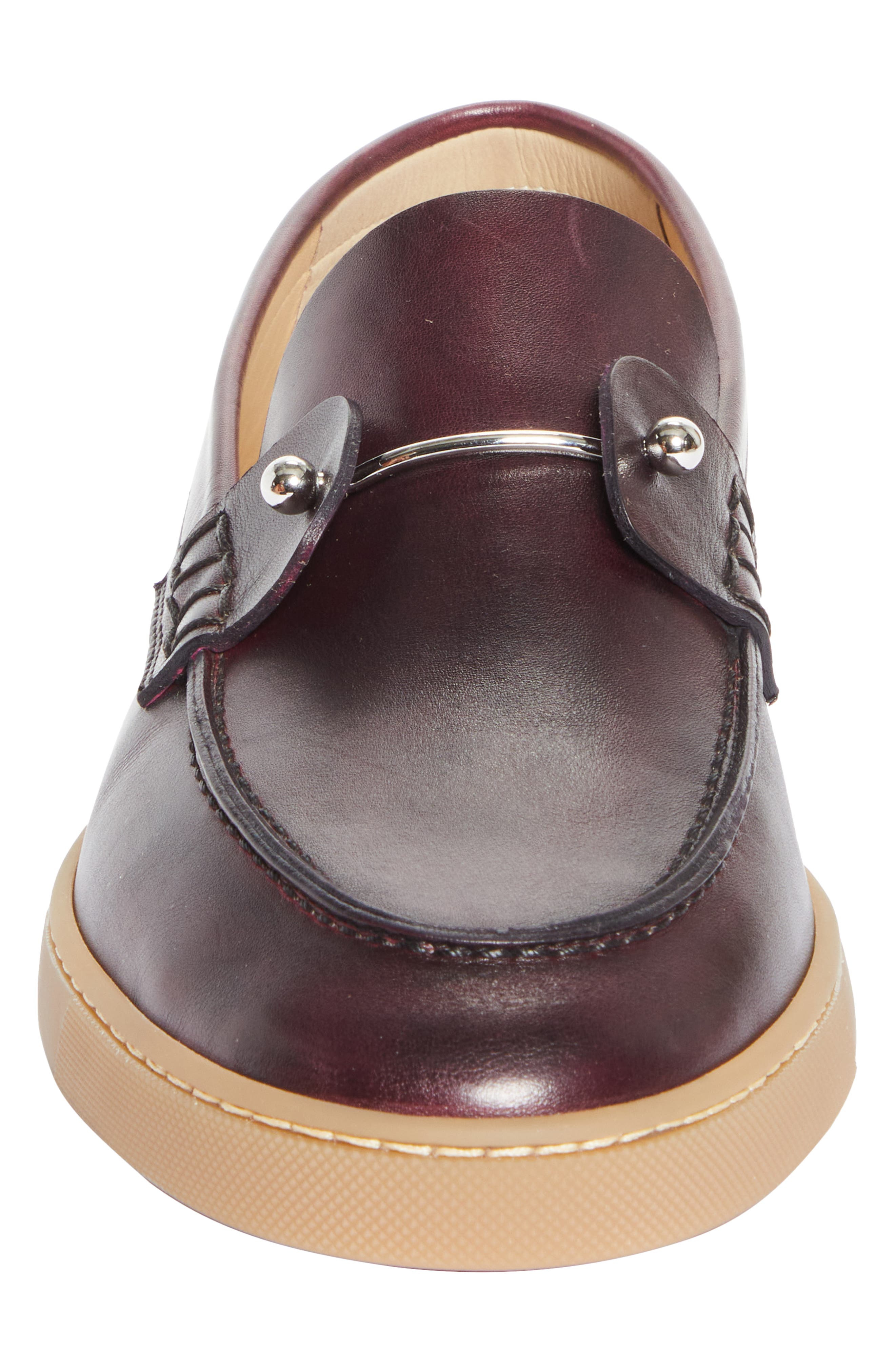 Christian Louboutin Chambeliboat Loafer in Oxblood at Nordstrom - 4