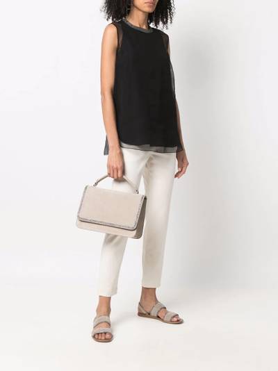 Brunello Cucinelli Monili chain detail tote bag outlook