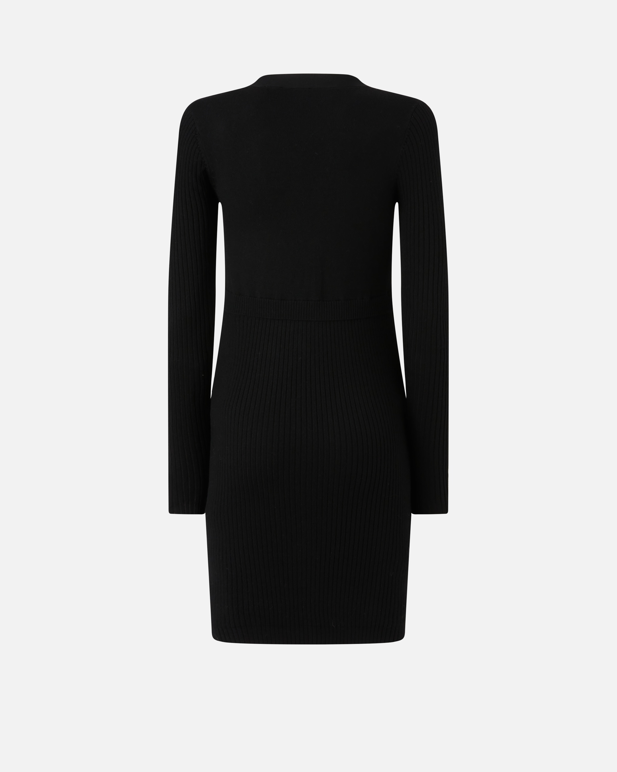RIBBED WOOL MINI DRESS - 6