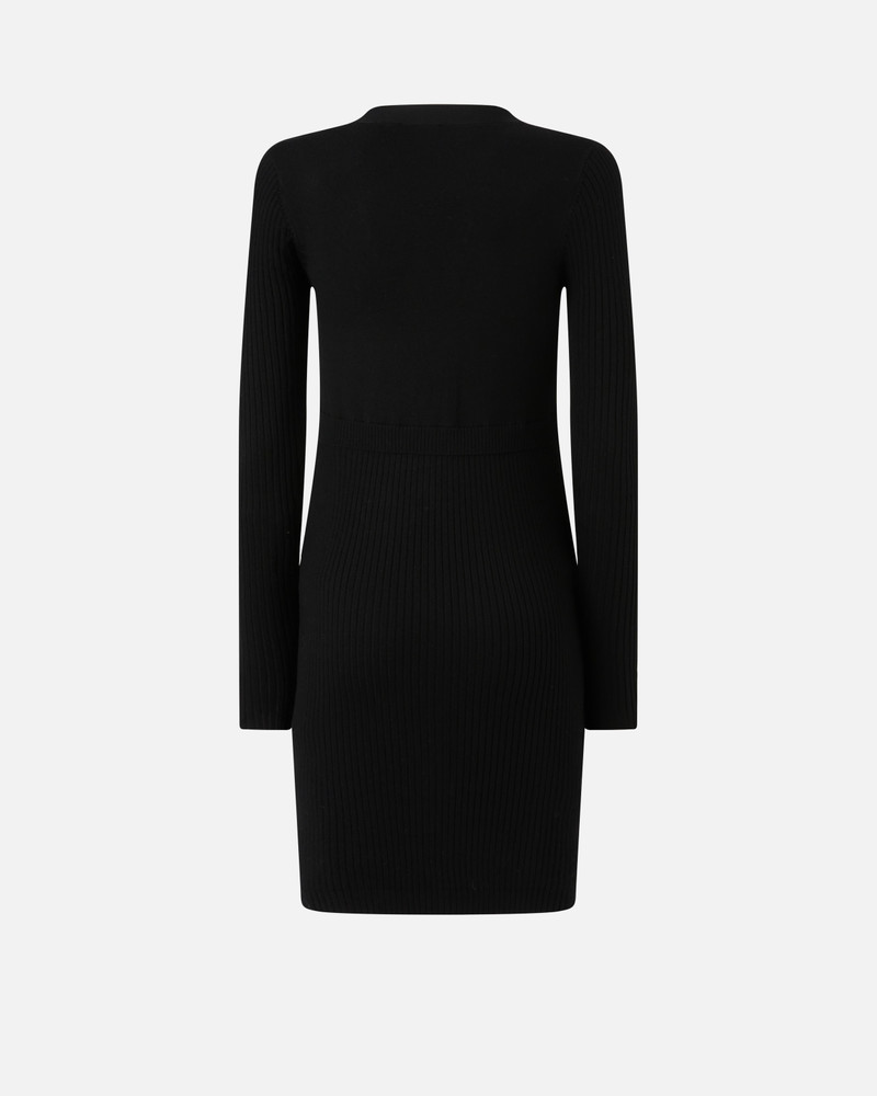 RIBBED WOOL MINI DRESS 6